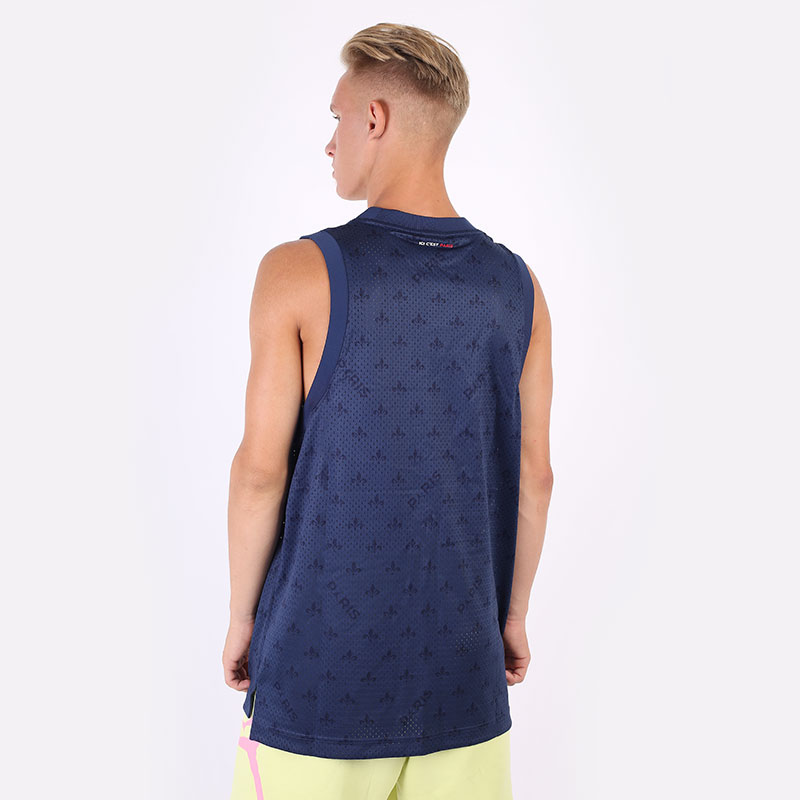 Мужская майка Jordan Paris Saint-Germain Mesh Shirt (DB6478-410)  - цена, описание, фото 5